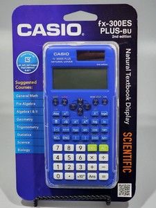 Casio Scientific Calculator FX-300ES PLUS-BU 2nd Edition ACT SAT New Sealed